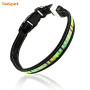 Pattern Led USB Rechargeable Flashing Dog Collar Red Blue Green Night Safety Luminous Pet Dog Collars Bulk Wholesale