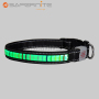 Led Lights Dog Pets Collar Adjustable Polyester USB Rechargeable Safety Collar Rainbow Strip Led Dog Collar
