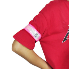 Menjalankan Armband Ringan Led Sport Armband untuk Keselamatan Olahraga Luar Ruangan Malam