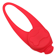 Waterdichte Led Dog Clip Light Halsband Accessoire Tag Silicone met Licht Led Pet Collar Hanger: