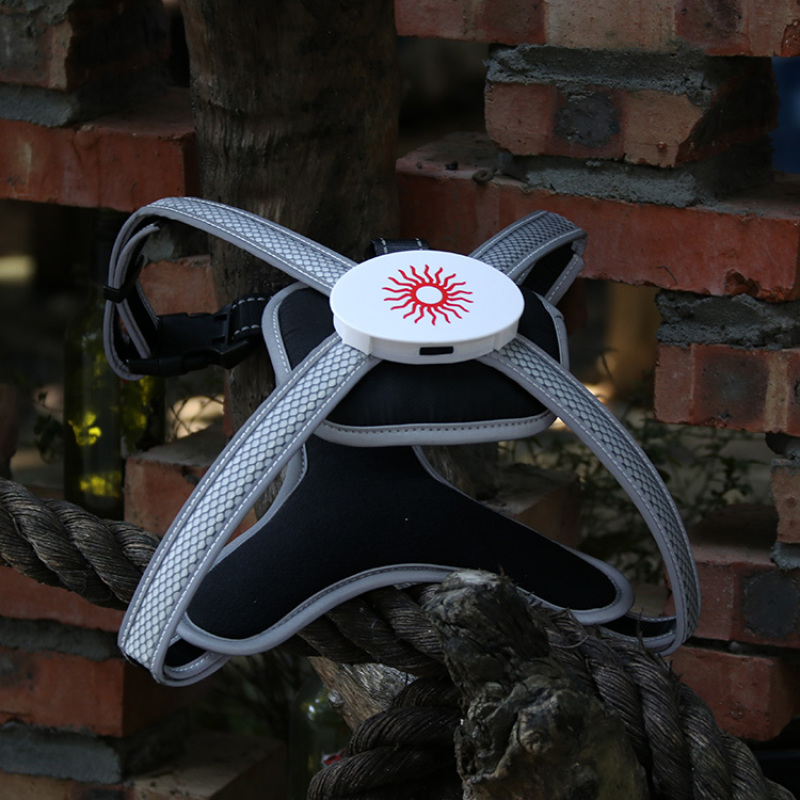 Breathable Nylon Led Light Dog Harnesses RGB Glow in the Dark Dog Harness
