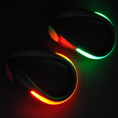 Luz de clipe de sapato de segurança para esportes noturnos Preço de fábrica TPU LED de segurança para sapatos de segurança noturna Clipes de luz de corrida para corredores