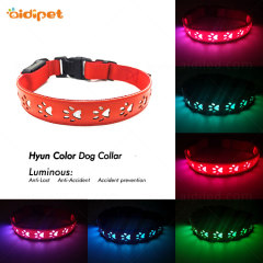 RGB-LED-Hundehalsband, mehrfarbiges LED-Licht, wiederaufladbar, leuchtend, leuchtend im Dunkeln