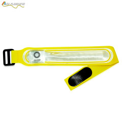 Brazalete Led para trotar de noche, correr, caminar, luz intermitente, brazalete de seguridad Led con CR2032 Spandex, brazalete Led intermitente
