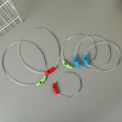 Free Cut Blinklicht Hundehalsband Aufladbare USB Hundehalsbänder LED Transparentes TPU Hundehalsband Licht