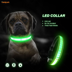 Groothandel aangepaste nieuwe halsbandaccessoires voor honden en katten Anti-verloren LED-lichthondtag