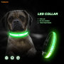 Wholesale Custom New Pet Collar Accessories for Dogs and Cats Anti-lost LED Light Dog Tag