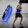 AIDI-S12 Courroie de course légère avec batterie rechargeable USB Courroie de course résistante à l'eau Led pour le jogging de nuit