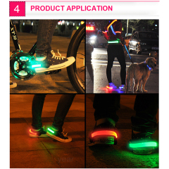 Luci per scarpe da corsa notturne super luminose Luci lampeggianti di sicurezza per scarpe a LED per bambini Luci a led per adulti per scarpe