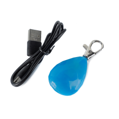 USB-Hundehalsband-Anhänger-Licht-Klipp-kleiner Hundehalsband-Halsketten-Anhänger mit geführtem blinkendem weaterpfoof