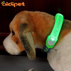Trendy Led Dog Light Accessorio Silicone Led Light Dog Collar Cover Attaccare al collare Guinzaglio Borsa Night Safety Dog Light
