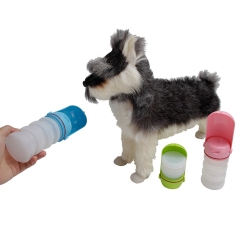 Garrafa de água para cães dobrável para exterior leve garrafa de água portátil para cães de estimação