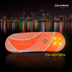 Acessório de corrida pequeno clipe de luz led magnético clipe de luz led para atividade esportiva noturna luz de segurança de corrida