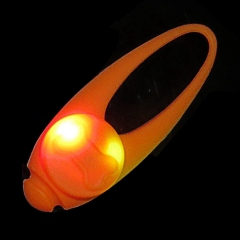 Aksesori Keamanan Malam Kecil Kerah Hewan Peliharaan Liontin Cahaya Luminous Collar Clip On Light Pasang ke Collar Leash