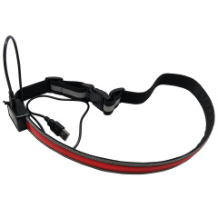 Usb Led Rechargeable Luminous Adjustable Reflektif Outdoor Running Bersepeda Olahraga Safety Flashing Light Belt