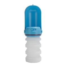 زجاجة ماء للكلاب قابلة للطي للاستخدام في الهواء الطلق خفيفة الوزن للكلاب الأليفة زجاجة مياه محمولة