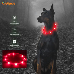 Verstellbares Night Walk Pet Safety LED Hundehalsband