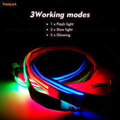 Hot Sale Mode LED Flashing Light Dog Leash