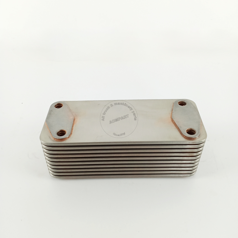 Made in China Stainless steel silvery oil cooler 3695682 Made in China Stainless steel silvery oil cooler 3695682