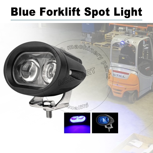 10v 80v LED blue spot forklift warehouse danger area zone with Lens