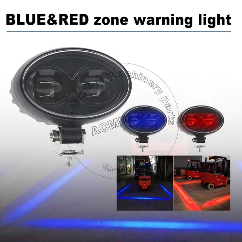 Dc 10-80v Red Zone Forklift Safety Lights With 30w Quality LEDs Blue Light For Forklift