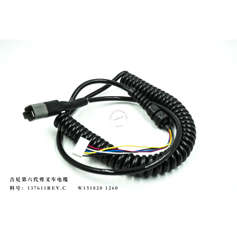 ACMPART Industrial Joystick spare part for replacement of six generation Genie 137611 curl cable wire used for skylift manlift ACMPART Industrial Joystick spare part for replacement of six generation Genie 137611 curl cable wire used for skylift manlift
