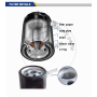 ACMPART Diesel engine Fuel Water Separator filter pump 349-1063 ACMPART Diesel engine Fuel Water Separator filter pump 349-1063