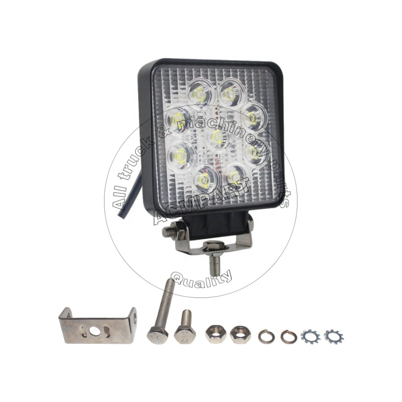 DC10v 80v 27w Waterproof Ip67 vehicle-mounted Auto Lamp forklift LED Work Light DC10v 80v 27w Waterproof Ip67 vehicle-mounted Auto Lamp forklift LED Work Light