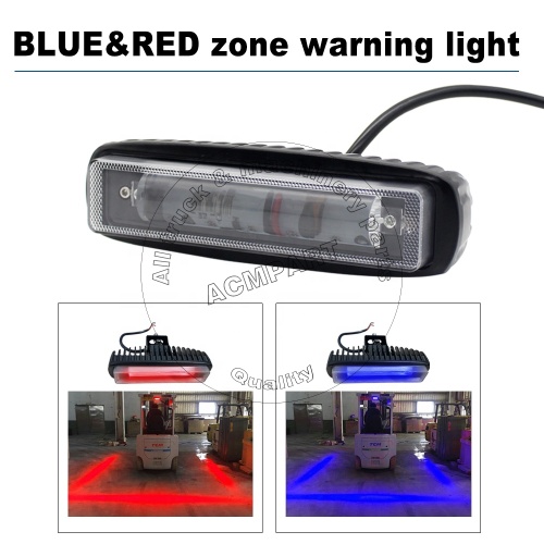 Blue LED Red Zone Danger Area Warning Light For forklift