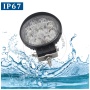 high quality 27W Square Round flood spot lighting Tractor Forklift Heavy duties Work Light 10-80V high quality 27W Square Round flood spot lighting Tractor Forklift Heavy duties Work Light 10-80V