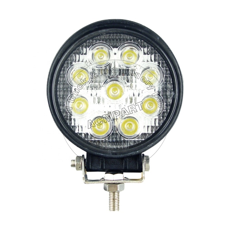 high quality 27W Square Round flood spot lighting Tractor Forklift Heavy duties Work Light 10-80V high quality 27W Square Round flood spot lighting Tractor Forklift Heavy duties Work Light 10-80V