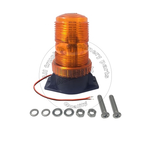 Forklift parts LED strobe warning light DC10-110V amber red blue beacon with low factory price