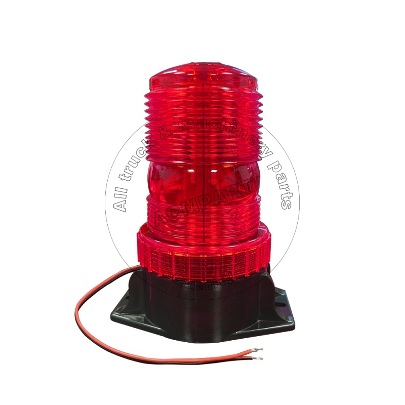 Forklift parts LED strobe warning light DC10-110V amber red blue beacon with low factory price Forklift parts LED strobe warning light DC10-110V amber red blue beacon with low factory price