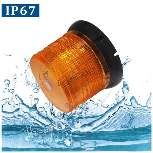 China Supply DC12V 24V LED Rotating Flashing Beacon Lamp With Cigarette Lighter Plug