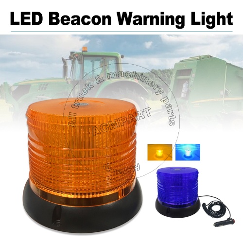 China Supply DC12V 24V LED Rotating Flashing Beacon Lamp With Cigarette Lighter Plug
