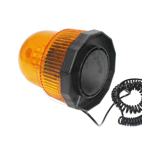 DC12V 24V Rotary Warning Light Strobe Beacon With Magnet Base For Forklift Truck