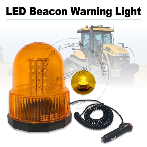 DC12V 24V Rotary Warning Light Strobe Beacon With Magnet Base For Forklift Truck