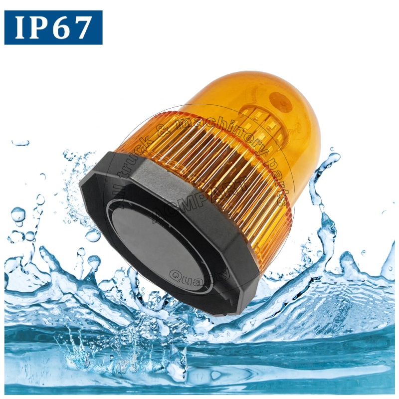 DC12V 24V Rotary Warning Light Strobe Beacon With Magnet Base For Forklift Truck DC12V 24V Rotary Warning Light Strobe Beacon With Magnet Base For Forklift Truck