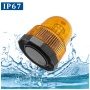 DC12V 24V Rotary Warning Light Strobe Beacon With Magnet Base For Forklift Truck DC12V 24V Rotary Warning Light Strobe Beacon With Magnet Base For Forklift Truck
