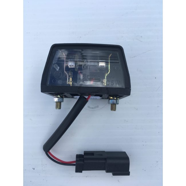 700/50127 Number Plate Light with plug For JCB 3CX Backhoe Loader Excavator 700/50127 Number Plate Light with plug For JCB 3CX Backhoe Loader Excavator