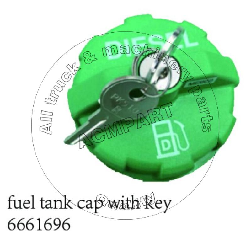 tapón de combustible diésel con cierre 6661696 para minicargadora Bobcat tapón de combustible diésel con cierre 6661696 para minicargadora Bobcat