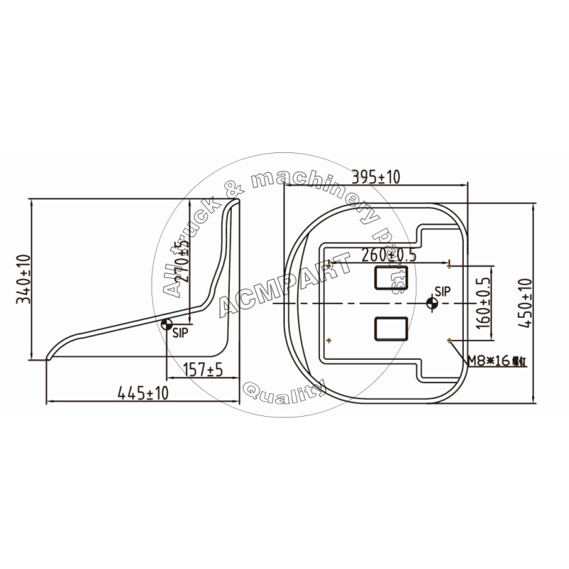 high quality adjustable forklift seat for construction machinery high quality adjustable forklift seat for construction machinery