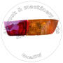 87415023 87415024 Red&Amber Signal Light For Case Backhoe Loader 87415023 87415024 Red&Amber Signal Light For Case Backhoe Loader