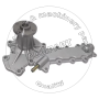 1K321-73031 1E141-73030 Water Pump For Kubota Engine V2403-6 1K321-73031 1E141-73030 Water Pump For Kubota Engine V2403-6