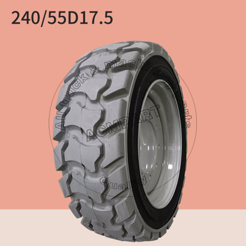 240 55D17.5 Neumático relleno de espuma sin rastro 240 55D17.5 Neumático relleno de espuma sin rastro
