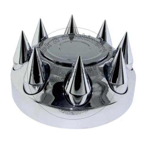 AT-HCF008-165.1 Cubierta de eje delantero ABS con 8 cubiertas de tuercas con púas para remolque o camioneta AT-HCF008-165.1 Cubierta de eje delantero ABS con 8 cubiertas de tuercas con púas para remolque o camioneta