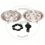 71611F/R 16"S/S wheel cover 6Lugnuts 6 HandHoles PCD:Φ222.25 Applicable models Toyota coaster Mitsubishi 71611F/R 16"S/S wheel cover 6Lugnuts 6 HandHoles PCD:Φ222.25 Applicable models Toyota coaster Mitsubishi