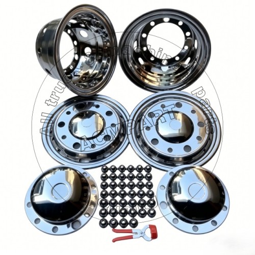 72203F/R 22.5"S/S wheel cover 10Lugnuts 10HandHoles PCD:Φ335 Applicable models for 22.5*8.25/9.0 72203F/R 22.5"S/S wheel cover 10Lugnuts 10HandHoles PCD:Φ335 Applicable models for 22.5*8.25/9.0