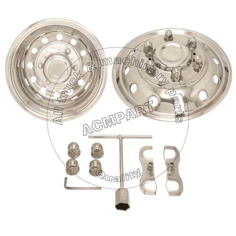 71617F/R 16" S/S wheel cover 6 Lugnuts 12HandHoles PCD: Φ180mm Applicable models Ford Transit 2014+ 71617F/R 16" S/S wheel cover 6 Lugnuts 12HandHoles PCD: Φ180mm Applicable models Ford Transit 2014+