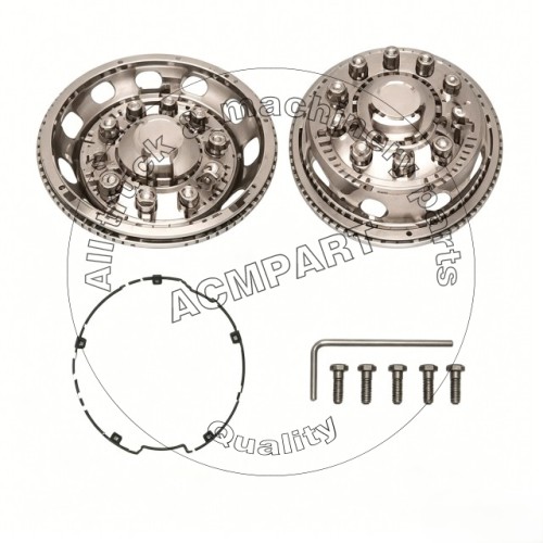 72207F/R 22.5"S/S wheel cover for Universal 10Lugnuts 10HandHoles PCD:Φ285.75/335 Applicable models All Truck&Bus for 22.5/7.5/8.25/9.0 72207F/R 22.5"S/S wheel cover for Universal 10Lugnuts 10HandHoles PCD:Φ285.75/335 Applicable models All Truck&Bus for 22.5/7.5/8.25/9.0